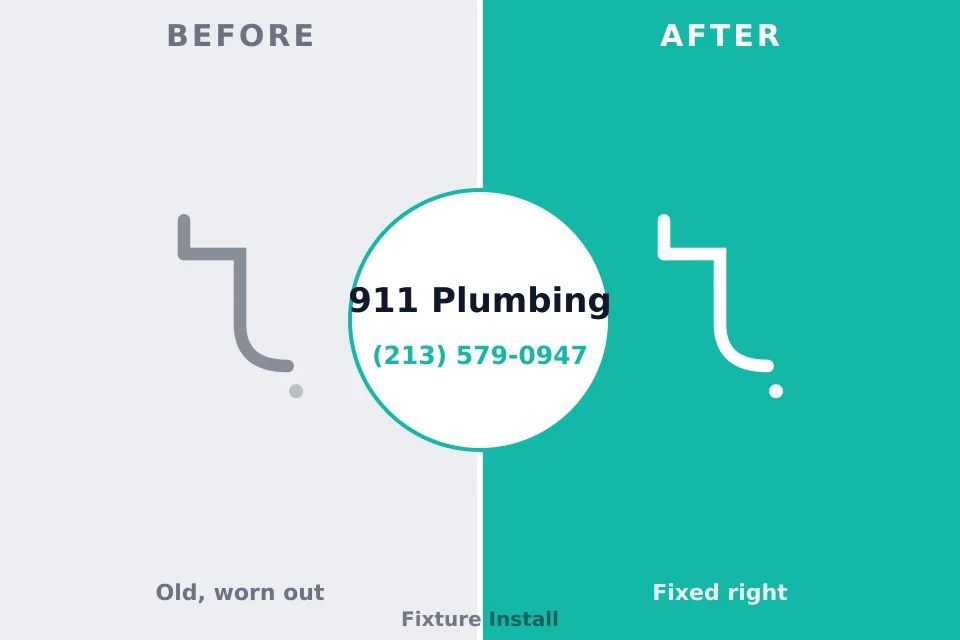 Before and after: plumbing company Winter Springs, FL